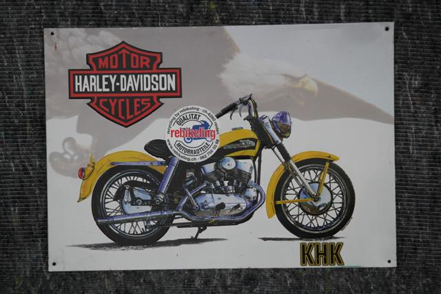 Harley Davidson KHK 883 1956 gelb