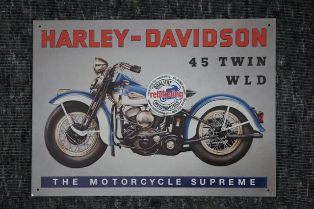 Harley Davidson 45 Twin WLD blue