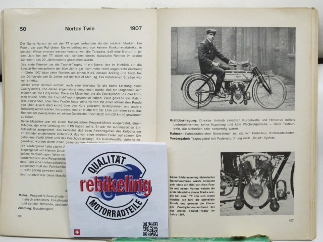 Die berühmten Rennmotorräder bis 1965