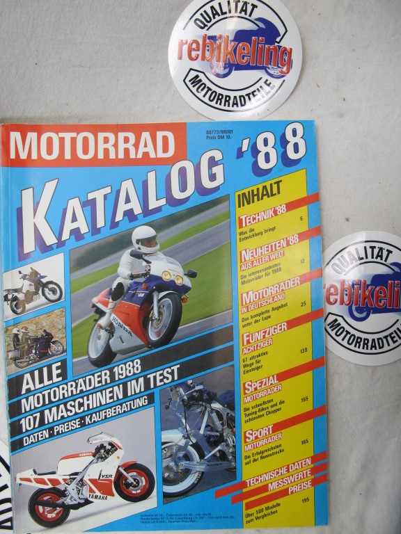Motorrad Katalog 1988