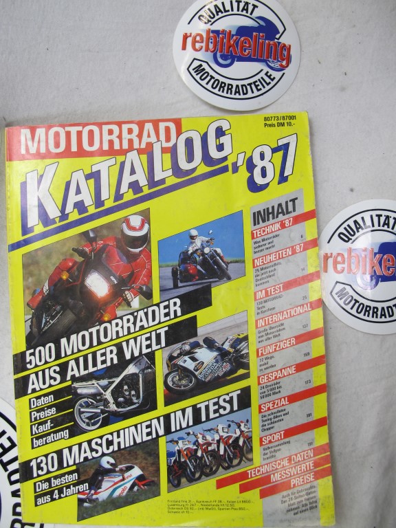 Motorrad Katalog 1987